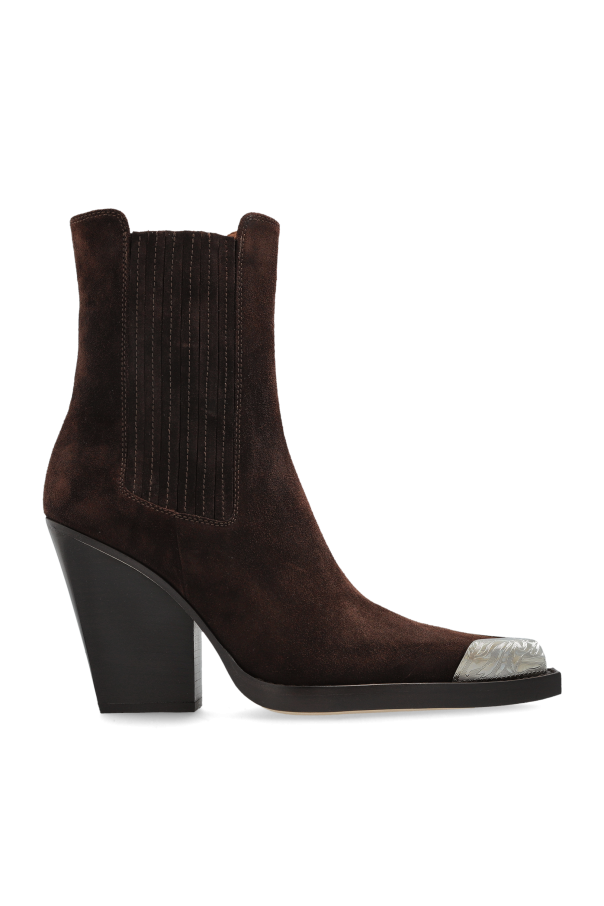 Suede heeled ankle boots "Dallas" od Paris Texas