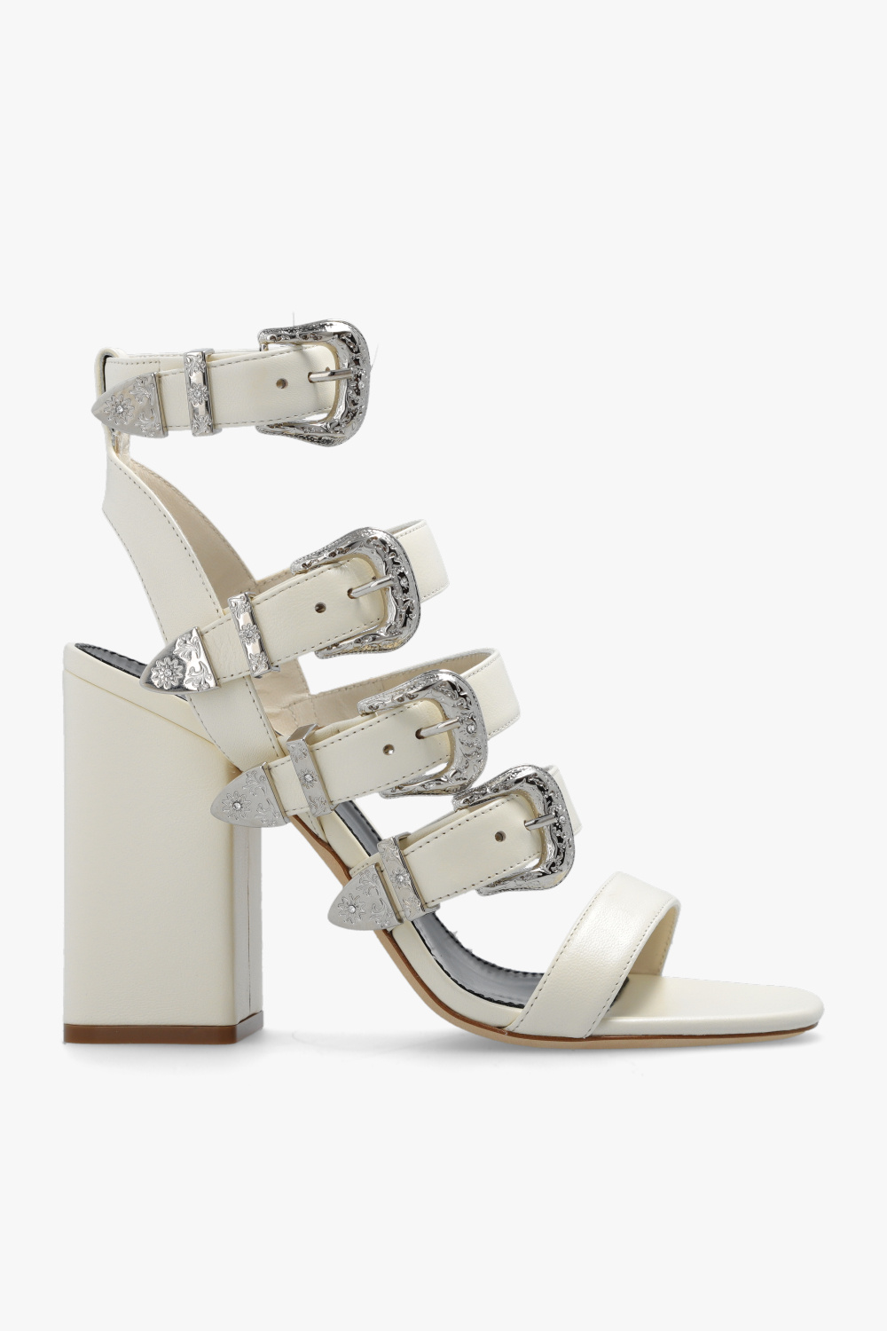 Cream ‘Tessa’ heeled sandals Paris Texas - Vitkac GB