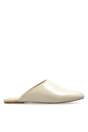 Leather slides