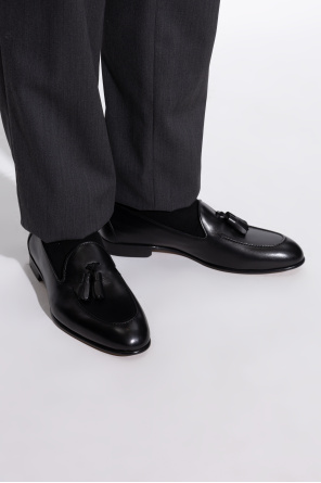 Brioni Skórzane buty typu `loafers`