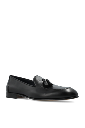 Brioni Skórzane buty typu `loafers`