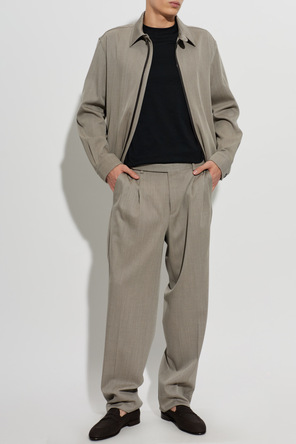 Brioni Mocasini din piele cu design elegant