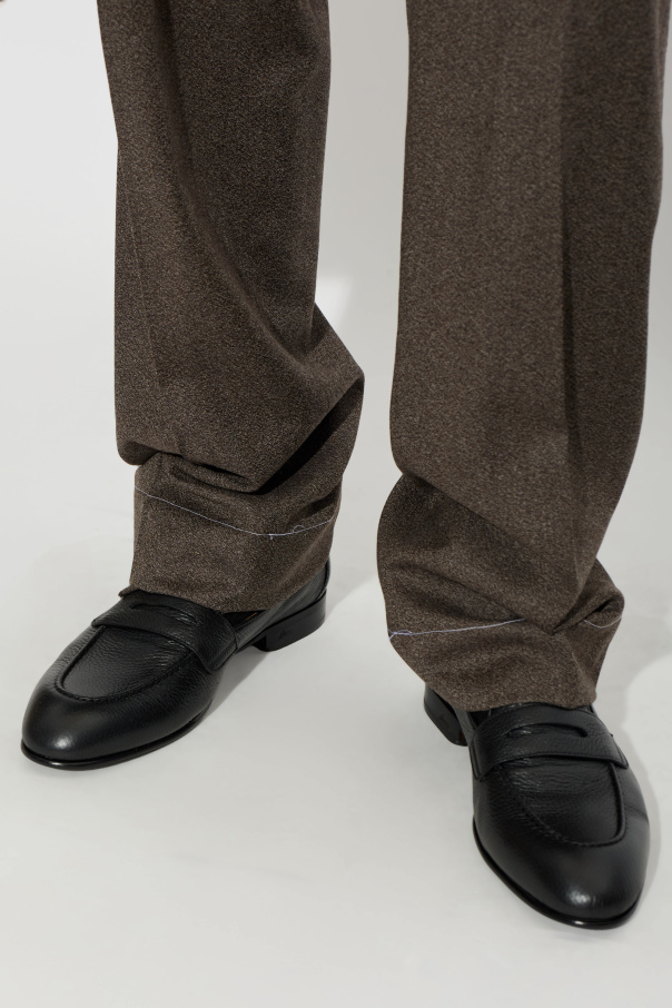 Brioni Sapatos de couro tipo 'Loafers'