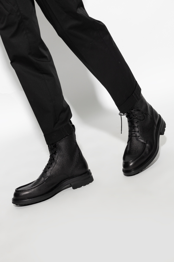 Brioni Leather ankle boots