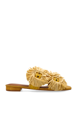 Chanclas `Raffia Buckle`