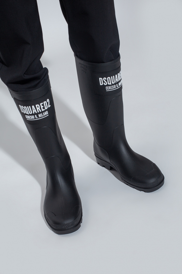 Dsquared2 Granat boots with logo