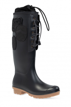 Dsquared2 ‘Dook’ rain boots with patches