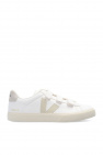 Veja V-12 leather low-top sneakers Bianco