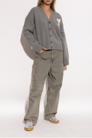 Veja Recife Logo Leather sports shoes