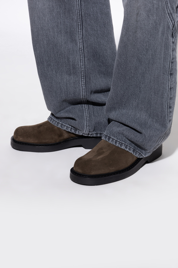 Jimmy Choo Wildleder-Stiefeletten „Reggie“