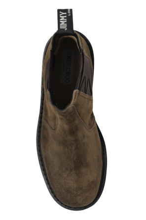 Jimmy Choo Wildleder-Stiefeletten „Reggie“