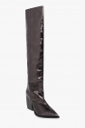 AllSaints BLACK ‘Reina’ leather heeled boots