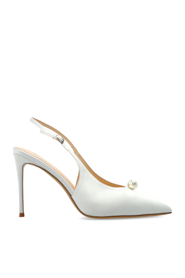 ‘Reina100’ heeled shoes od BLACK SUEDE STUDIO