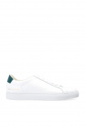 Cap Toe patent-leather sneakers