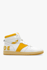 Rhude YELLOW Sneakers with logo