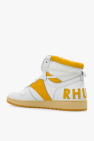 Rhude YELLOW Sneakers with logo