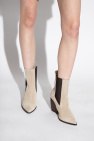 AllSaints beige ‘Ria’ heeled ankle boots