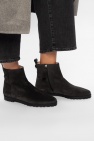 Stuart Weitzman BROWN ‘Riley’ suede ankle boots