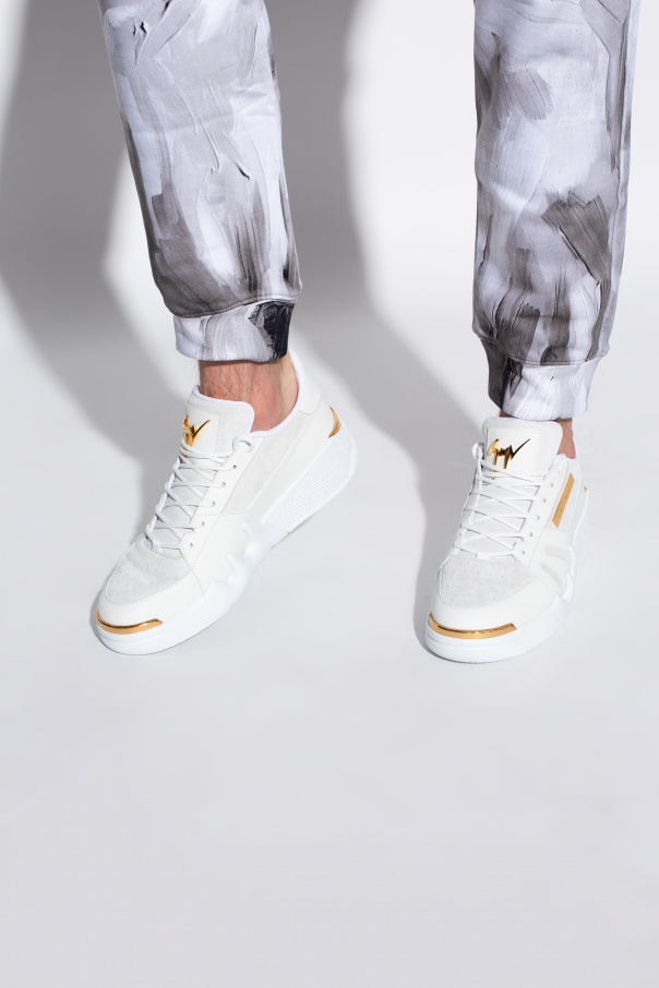 Giuseppe Zanotti Talon panelled sneakers - White