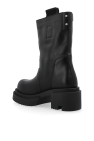 Rick Owens BLACK Leather boots Pull On Bogun