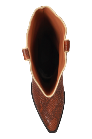 Kurt Geiger Botas cowboy de cuero "Rodeo Bow"