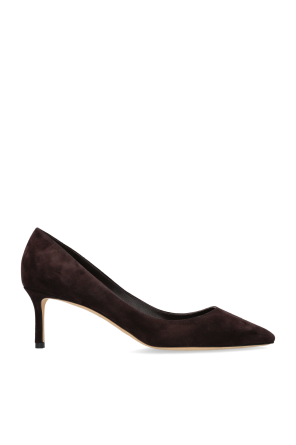 Suede heeled shoes 
