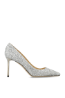 Jimmy Choo SILVER ‘Romy’ glitter pumps