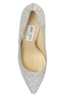 Jimmy Choo SILVER ‘Romy’ glitter pumps