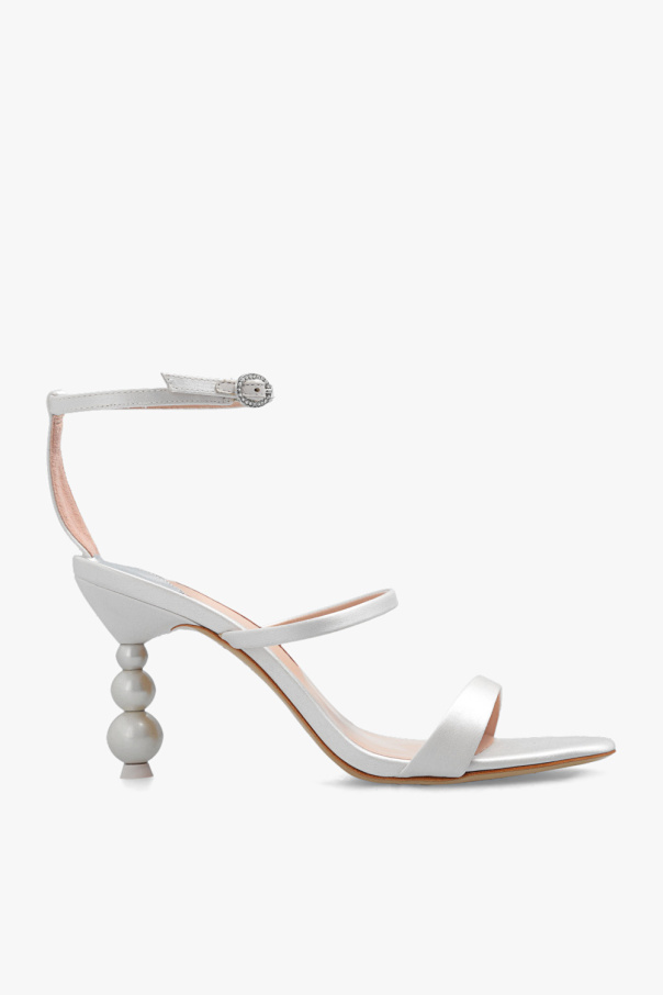 ‘Rosalind’ heeled sandals in satin od Sophia Webster