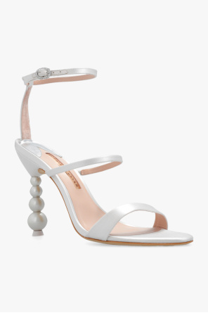 Sophia Webster ‘Rosalind’ heeled sandals in satin