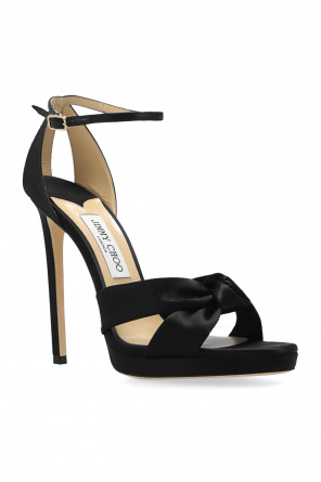 Jimmy Choo ‘Rosie’ Snow heeled sandals