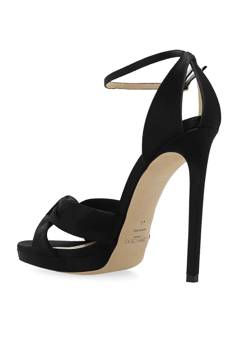 Black ‘Rosie’ satin heeled sandals Jimmy Choo - Vitkac Germany
