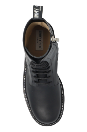 Jimmy Choo ‘Rowan Derby’ leather ankle boots