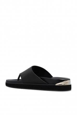 Jimmy Choo ‘Rowan’ leather slides