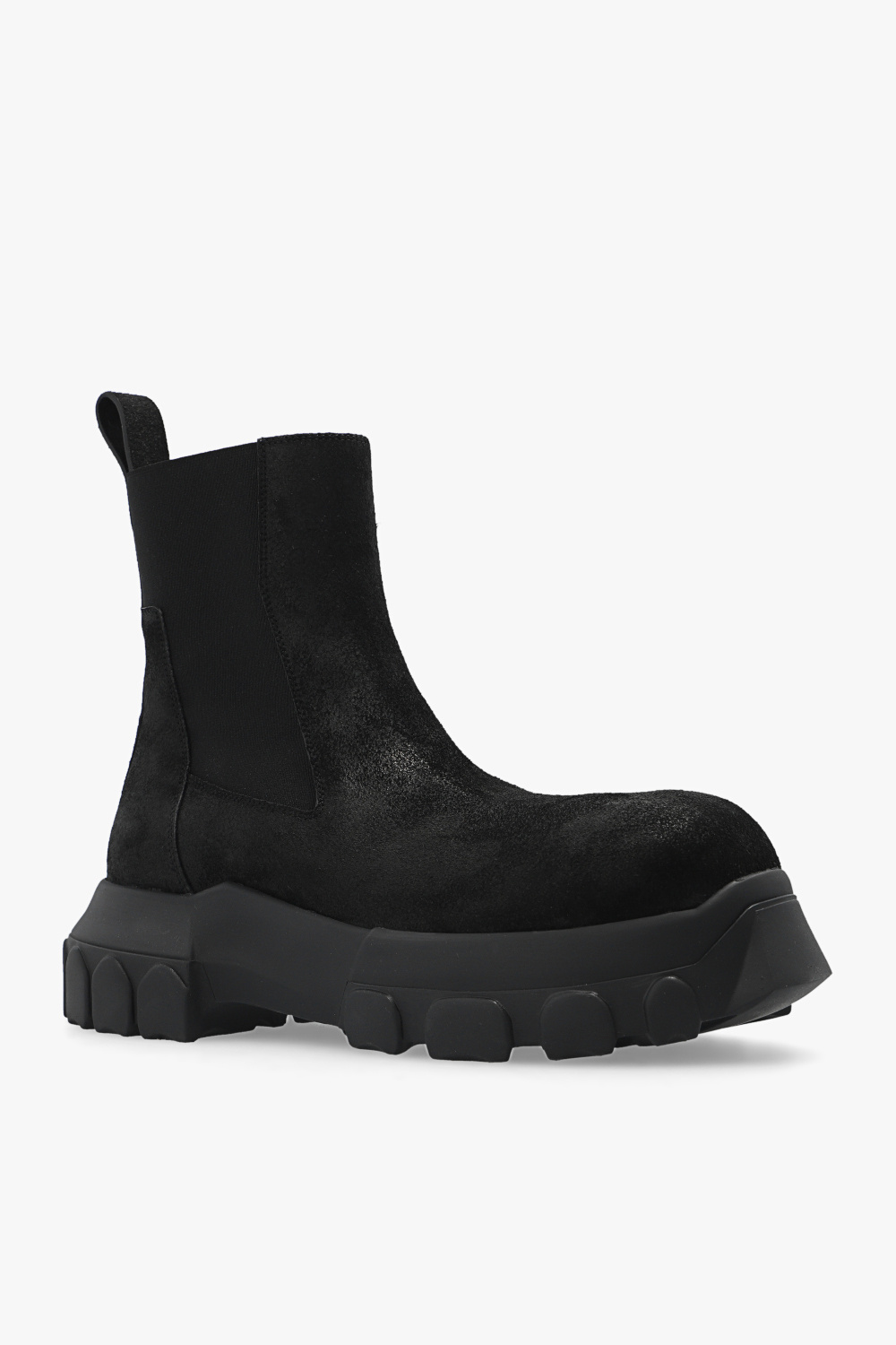 Rick Owens Suede Chelsea boots