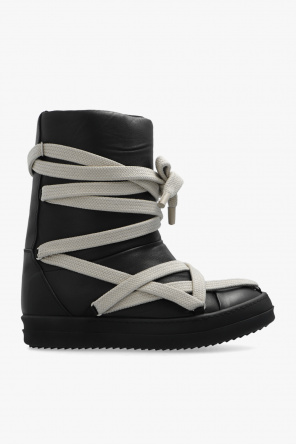 ‘jumbo puffer’ ankle boots od Rick Owens