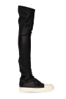Rick Owens Leather over-the-knee boots