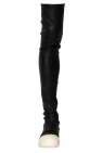 Rick Owens Leather over-the-knee boots
