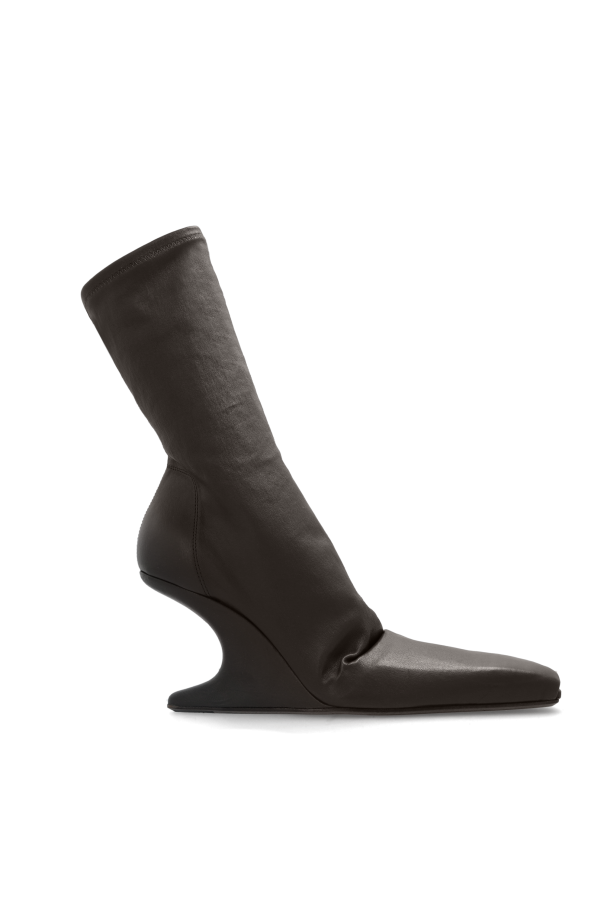 Rick Owens Wedge Ankle Boots