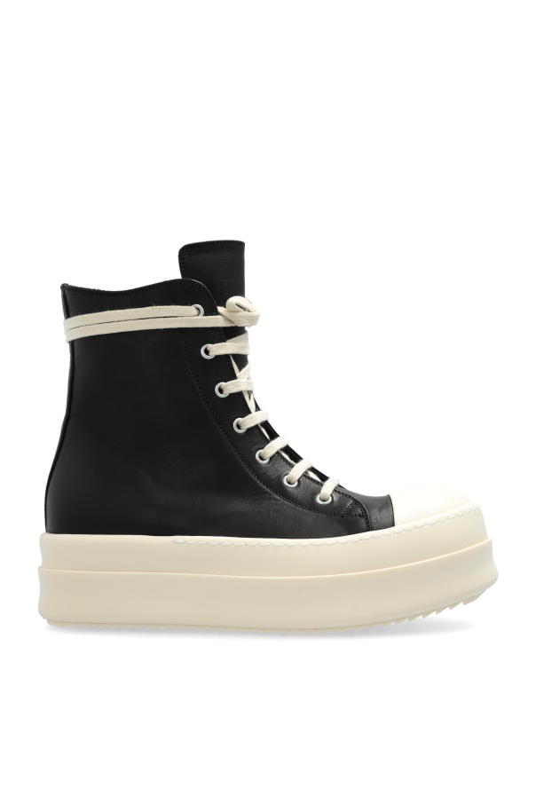 Rick Owens Leather high-top sneakers