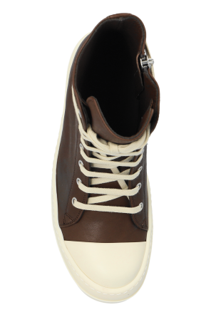 Rick Owens Leather ankle-high trainers