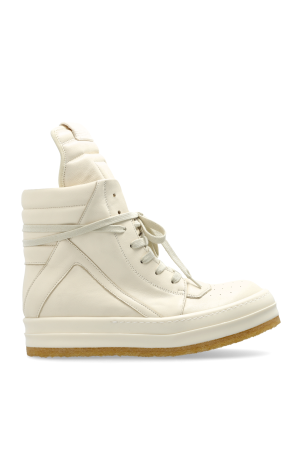 Leather shoes `Creep Geobasket` od Rick Owens