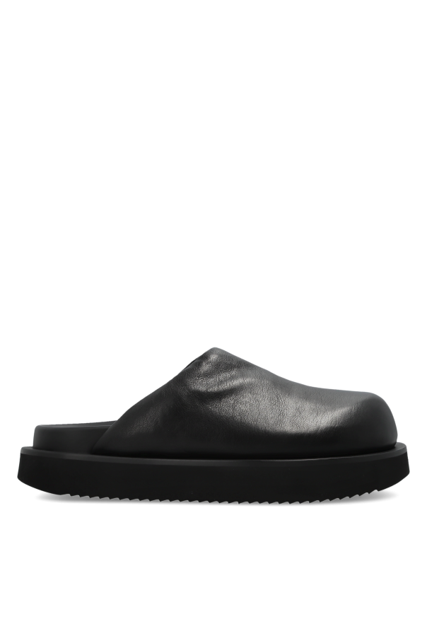 Leather slides od Rick Owens