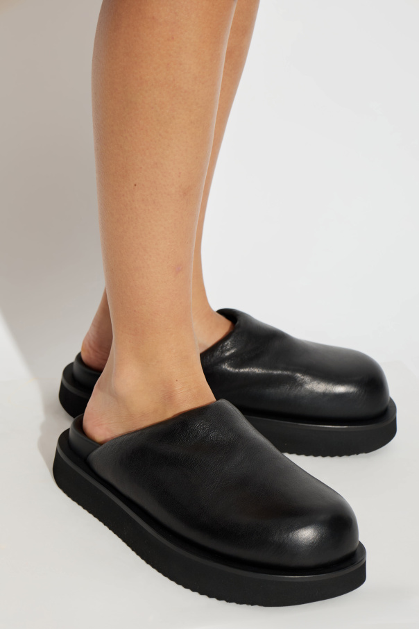 Rick Owens Skórzane klapki
