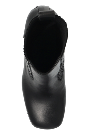 Rick Owens ‘Beatle Kiss 11’ leather platform ankle boots
