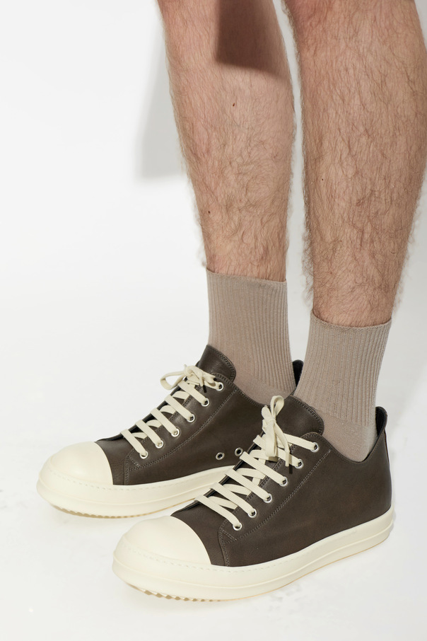 Rick Owens Kožené boty 'Low Sneaks'