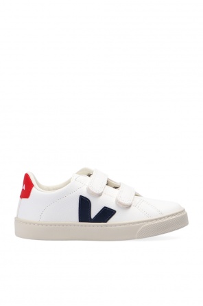Veja SMALL-V-12-VELCRO boyss Shoes Trainers in White