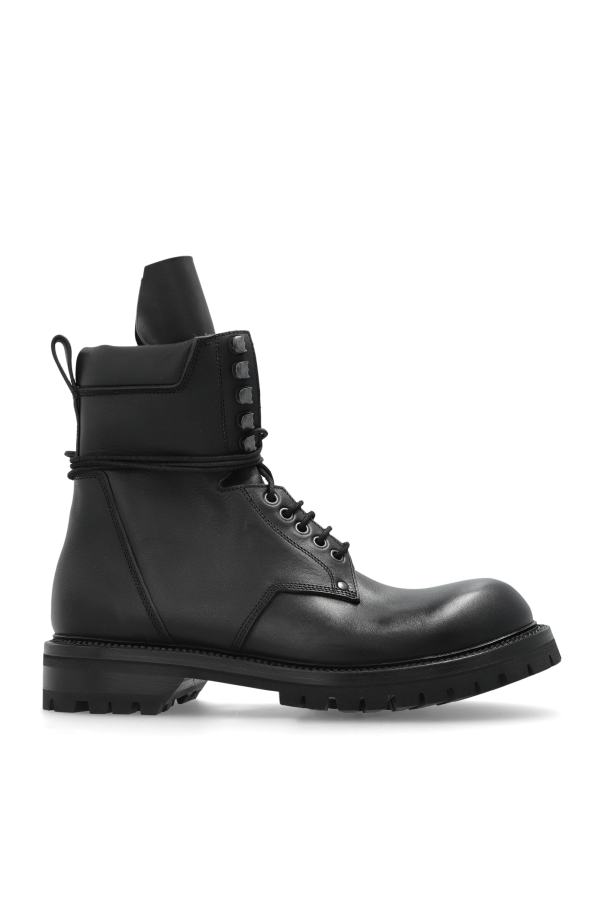 Rick Owens Leather shoes Army Low