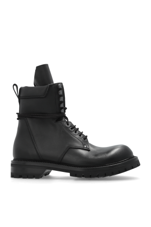 Leather shoes Army Low