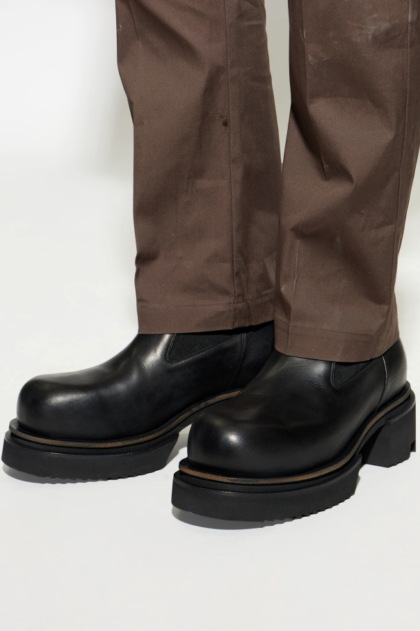 Rick Owens Platform Chelsea Boots ‘Beatle Bogun’
